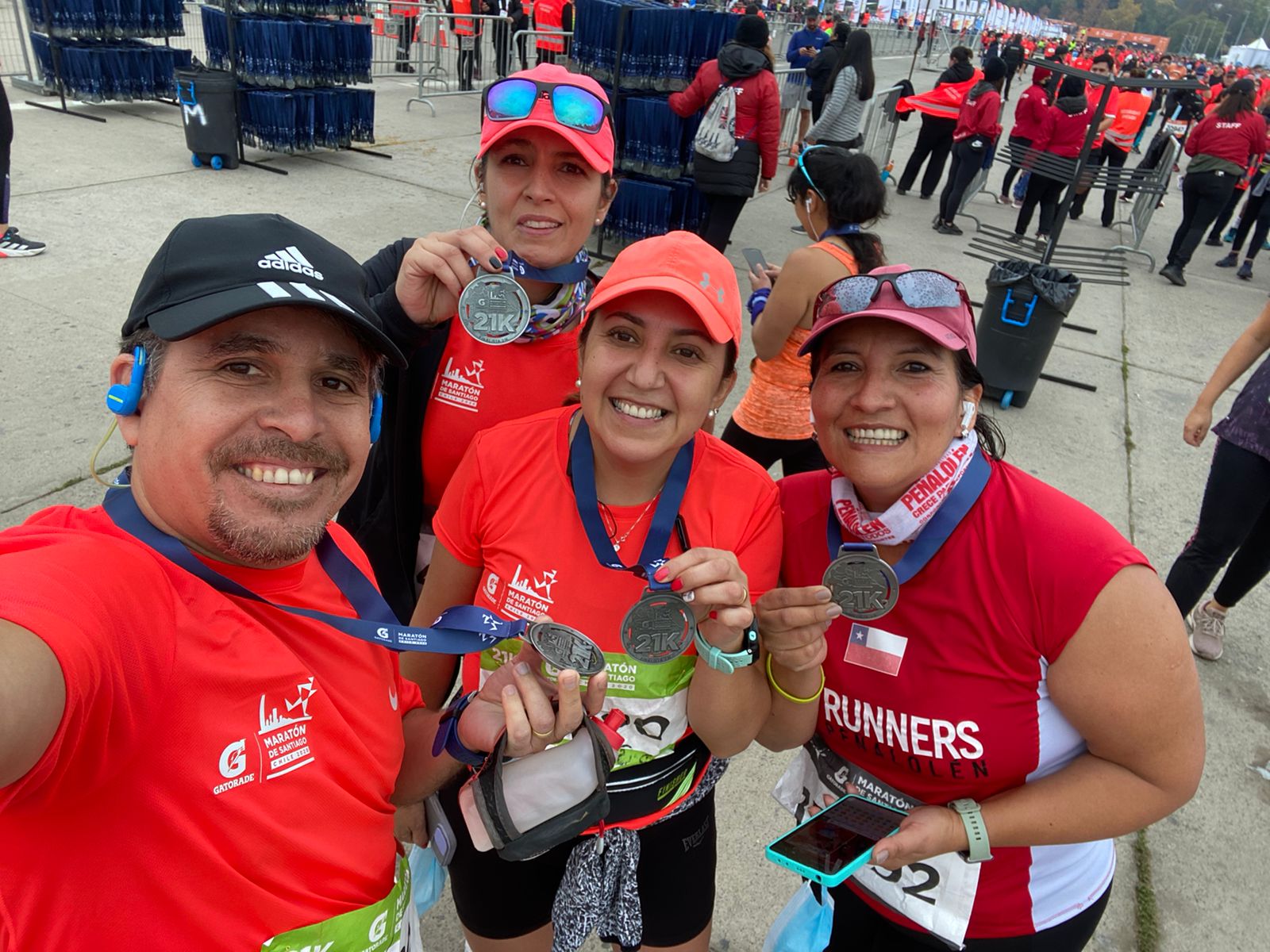 Runners Peñalolén dijo presente en la Marathon de Santiago