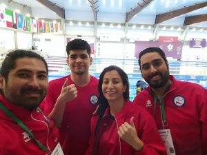 Nadadores participaron en la Deaflympics N°24 representando a Chile y Peñalolén