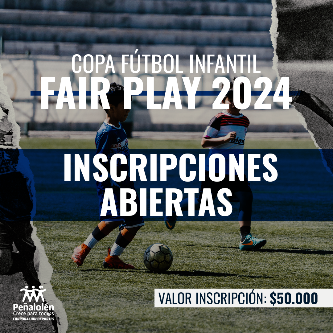 ¡Inscribe a tu club en la Copa Fair Play Infantil de Fútbol