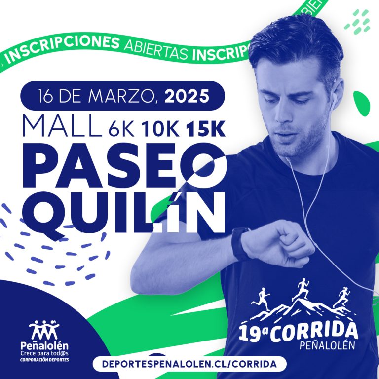 ¡Inscripciones abiertas para la 19ª Corrida de Peñalolén!